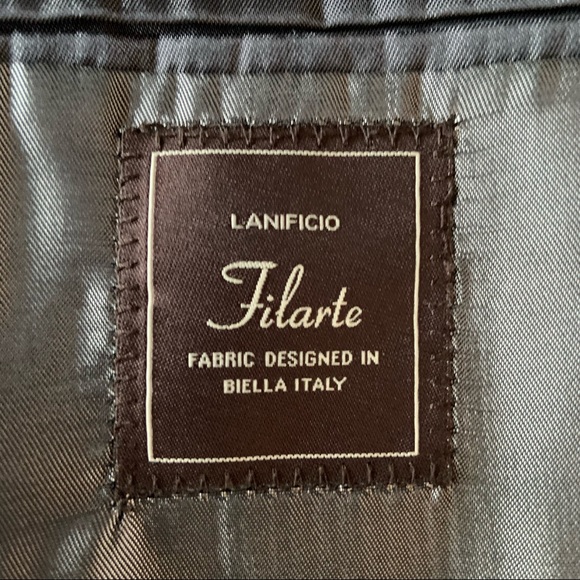 Dino Filarte Wool Pin Stripe Suit Jacket and Pants - Picture 7 of 13